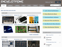 Tablet Screenshot of encyclotronic.com